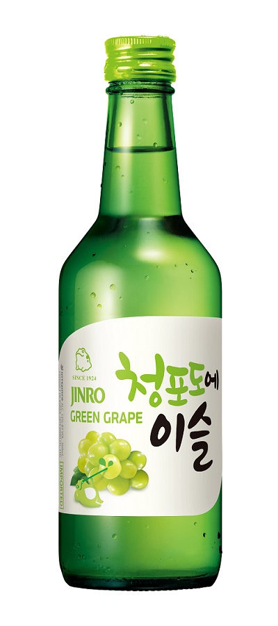 Soju coreano gusto uva bianca - Jinro 350ml.